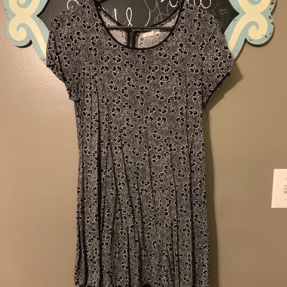 silence + noise Dresses & Skirts - Mini black dress with flower detail silence + noise Dresses & Skirts - Mini black dress with flower detail